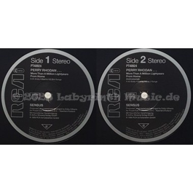 Sensus - Perry Rhodan ... More Than A Million Lightyears From Home ... • 12" Vinyl Maxi • MINT - Labyrinth Music