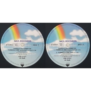Harold Faltermeyer - Formula One • 12" Vinyl Maxi • MINT - Labyrinth Music