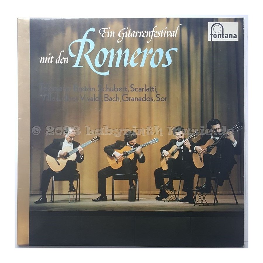 The Romeros - Ein Gitarrenfestival Mit Den Romeros • 12" Vinyl LP • EX - Labyrinth Music