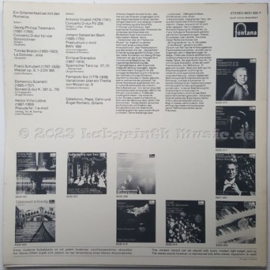 The Romeros - Ein Gitarrenfestival Mit Den Romeros • 12" Vinyl LP • EX - Labyrinth Music