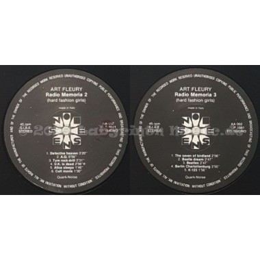 Art Fleury - Hard Fashion Girls • 12" Vinyl LP • EX - Labyrinth Music