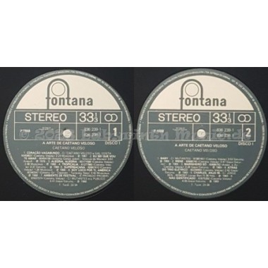 Caetano Veloso - A Arte De Caetano Veloso • 12" Vinyl LP • MINT - Labyrinth Music