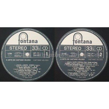 Caetano Veloso - A Arte De Caetano Veloso • 12" Vinyl LP • MINT - Labyrinth Music