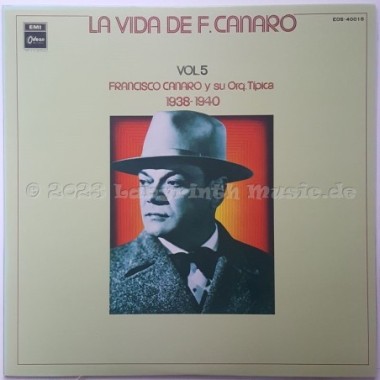 Francisco Canaro Y Su Orquesta Típica - La Vida De F. Canaro Vol. 5 • 12" Vinyl LP • NM - Labyrinth Music