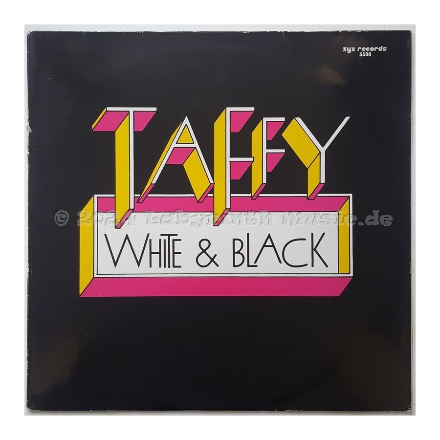 Taffy - White & Black • 12" Vinyl Maxi • EX - Labyrinth Music