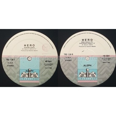 Aleph - Hero • 12" Vinyl Maxi • EX - Labyrinth Music