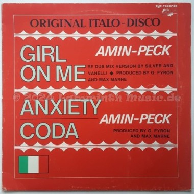 Amin-Peck - Girl On Me • 12" Vinyl Maxi - Labyrinth Music