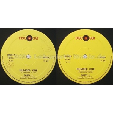 Bobby J. - Number One • 12" Vinyl Maxi - Labyrinth Music