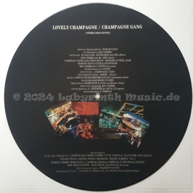 Champagne Gang - Lovely Champagne • 12" Vinyl Maxi - Labyrinth Music