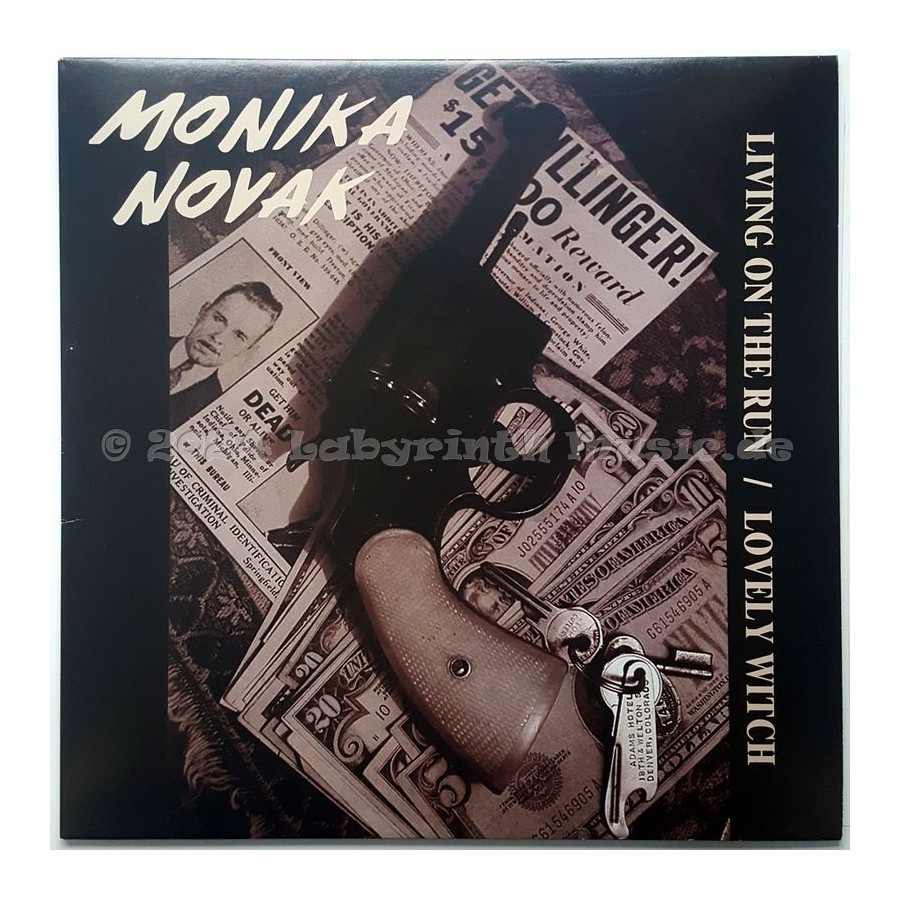 Monika Novak - Living On The Run • 12" Vinyl Maxi • MINT - Labyrinth Music