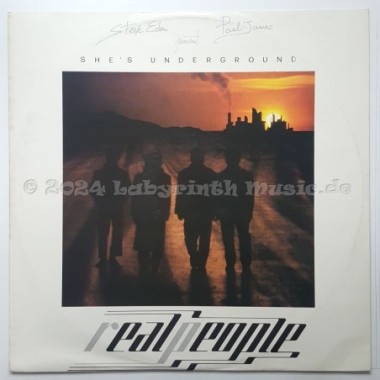 Real People - She's Underground • 12" Vinyl Maxi • EX - Labyrinth Music