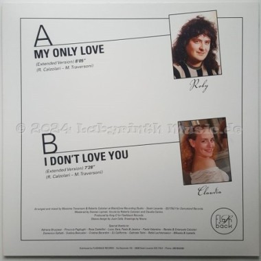 Roby & Claudia - My Only Love • 12" Vinyl Maxi • MINT - Labyrinth Music