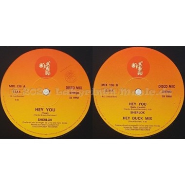 Sherlok - Hey You • 12" Vinyl Maxi • NM - Labyrinth Music