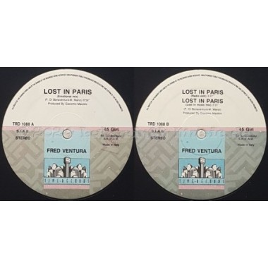 Fred Ventura - Lost In Paris • 12" Vinyl Maxi • NM - Labyrinth Music