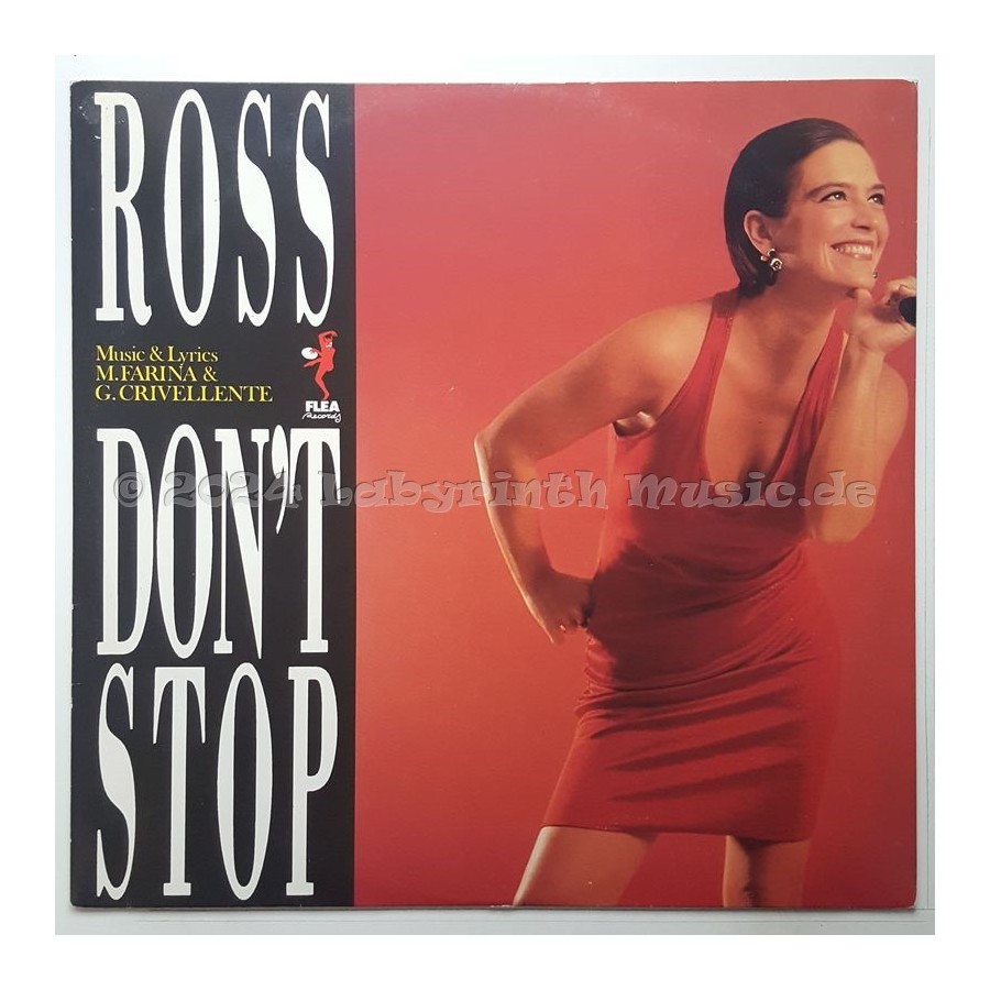Ross - Don't Stop • 12" Vinyl Maxi • NM - Labyrinth Music