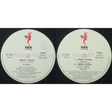 Ross - Don't Stop • 12" Vinyl Maxi • NM - Labyrinth Music