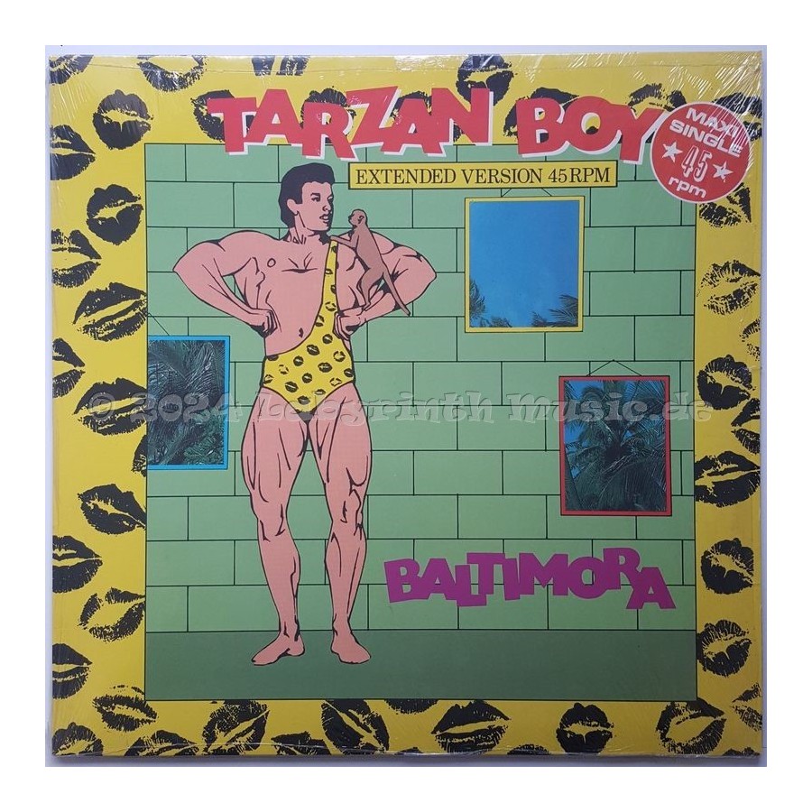 Baltimora - Tarzan Boy • Extended Version • 12" Vinyl Maxi • MINT - Labyrinth Music
