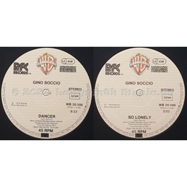 Gino Soccio - Dancer • 12" Vinyl Maxi • NM - Labyrinth Music