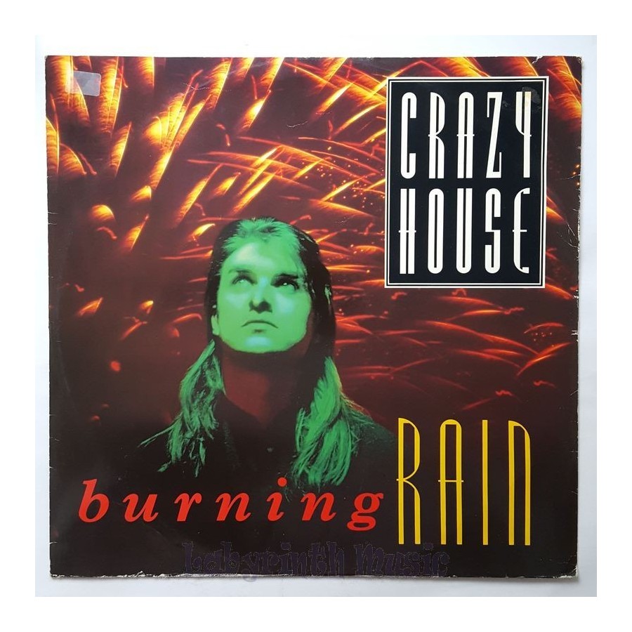 Crazy House - Burning Rain • 12" Vinyl Maxi - Labyrinth Music