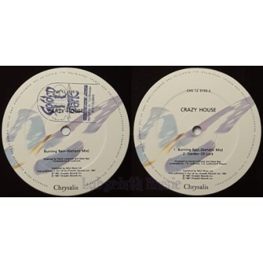 Crazy House - Burning Rain • 12" Vinyl Maxi - Labyrinth Music