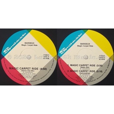 Bardeux - Magic Carpet Ride • 12" Vinyl Maxi • NM - Labyrinth Music