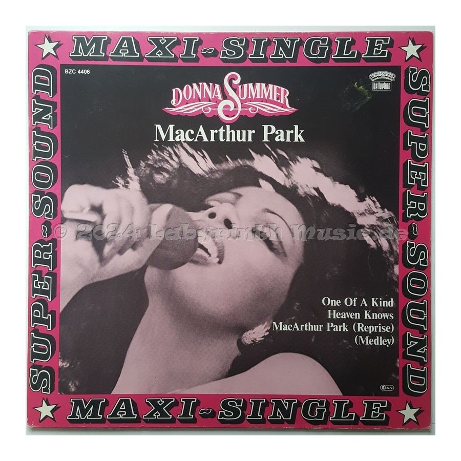 Donna Summer - Macarthur Park • 12" Vinyl Maxi • EX - Labyrinth Music