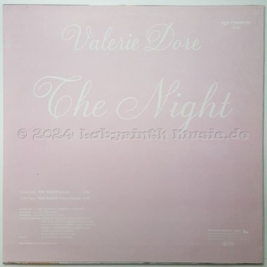 Valerie Dore - The Night • 12" Vinyl Maxi • MINT - Labyrinth Music