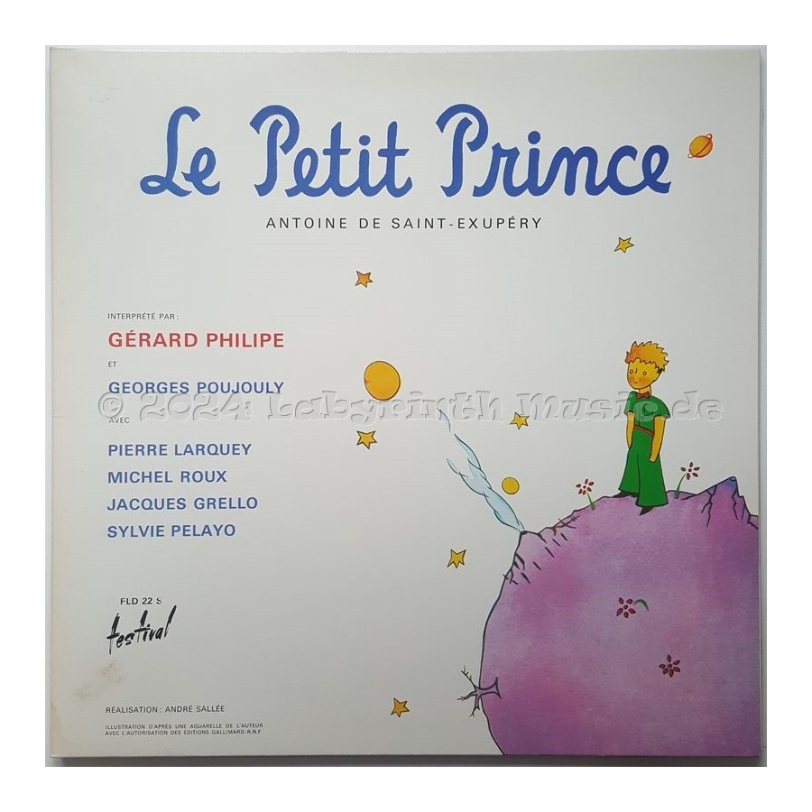 Antoine De Saint-Exupéry - Le Petit Prince • 12" Vinyl LP • NM - Labyrinth Music