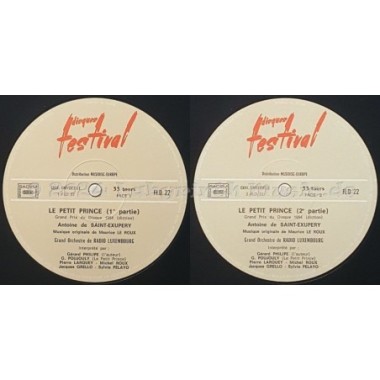 Antoine De Saint-Exupéry - Le Petit Prince • 12" Vinyl LP • NM - Labyrinth Music