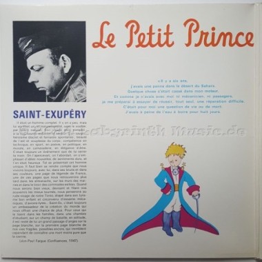 Antoine De Saint-Exupéry - Le Petit Prince • 12" Vinyl LP • NM - Labyrinth Music