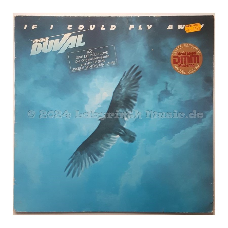 Frank Duval - If I Could Fly Away • 12" Vinyl LP - Labyrinth Music