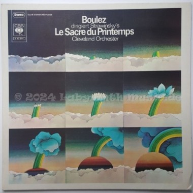 Igor Stravinsky • Pierre Boulez - Le Sacre Du Printemps • 12" Vinyl LP • EX - Labyrinth Music