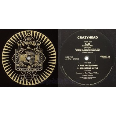 Crazyhead - Rags • 12" Vinyl Maxi - Labyrinth Music
