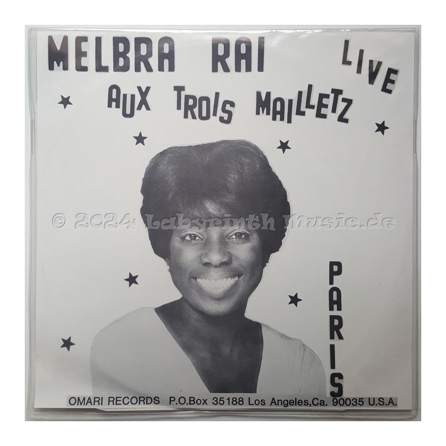 Melbra Rai - Live • 12" Vinyl LP • MINT - Labyrinth Music