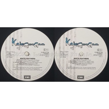 Kajagoogoo - White Feathers • 12" Vinyl LP • MINT - Labyrinth Music