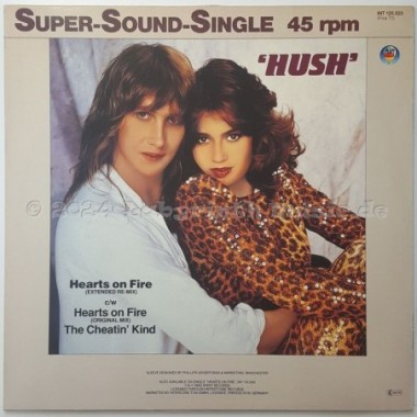 Hush - Hearts On Fire • 12" Vinyl Maxi • EX - Labyrinth Music