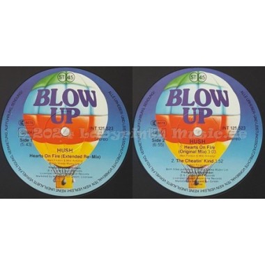 Hush - Hearts On Fire • 12" Vinyl Maxi • EX - Labyrinth Music