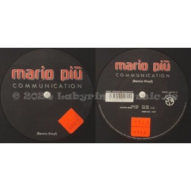Mario Più - Communication • Remix-Vinyl • 12" Vinyl Maxi - Labyrinth Music