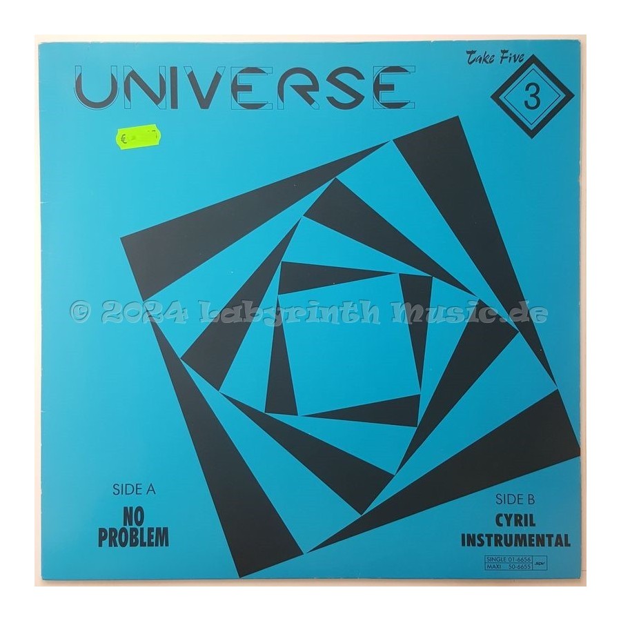Universe - No Problem • 12" Vinyl Maxi • EX - Labyrinth Music