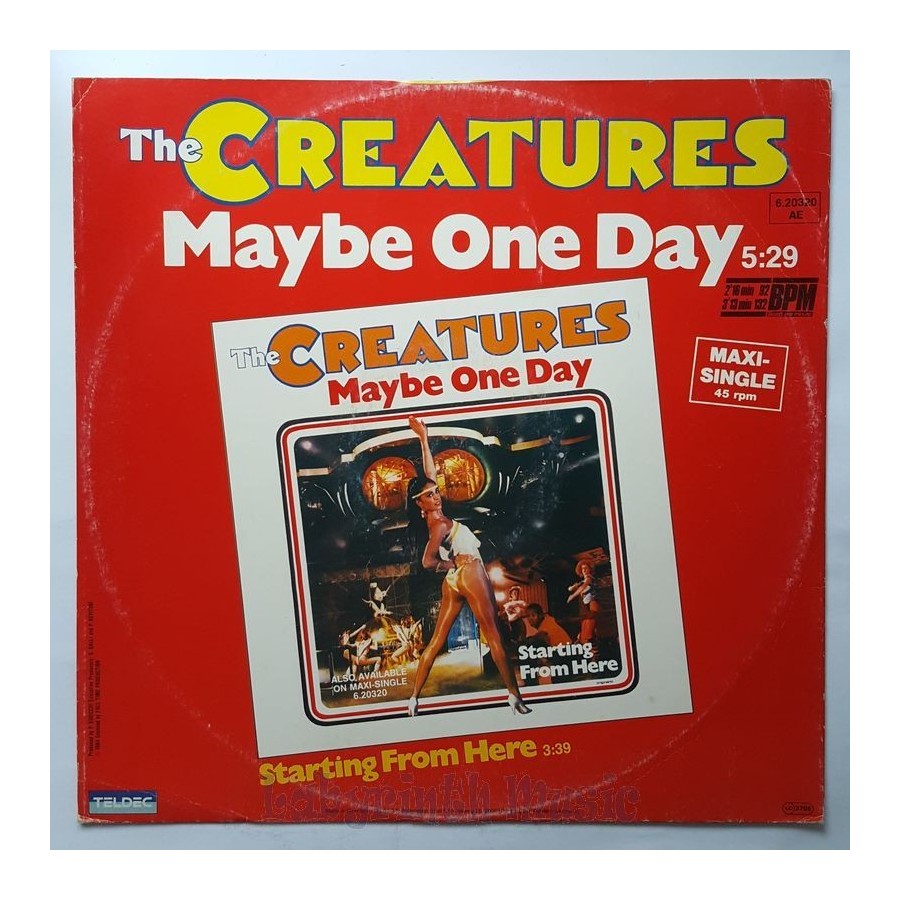 The Creatures - Maybe One Day • 12" Vinyl Maxi • EX - Labyrinth Music