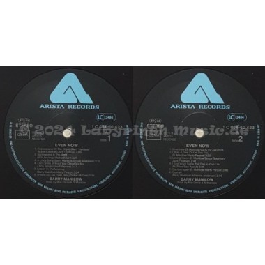 Barry Manilow - Even Now • 12" Vinyl LP • NM - Labyrinth Music