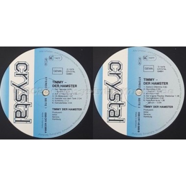 Timmy Der Hamster - Timmy - Der Hamster • 12" Vinyl LP • NM - Labyrinth Music