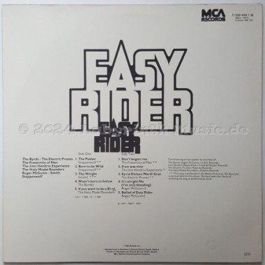 Various - Easy Rider - Songs As Performed In The Motion Picture • 12" Vinyl LP • EX - Labyrinth Music