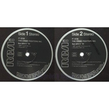 The Crime Fighters Inc. - Bat Attack '89 • 12" Vinyl Maxi • EX - Labyrinth Music