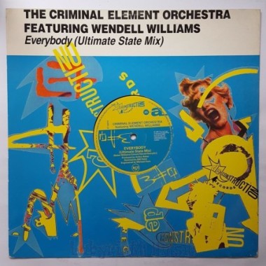 Criminal Element Orchestra - Everybody • Ultimate State Mix • 12" Vinyl Maxi • EX - Labyrinth Music