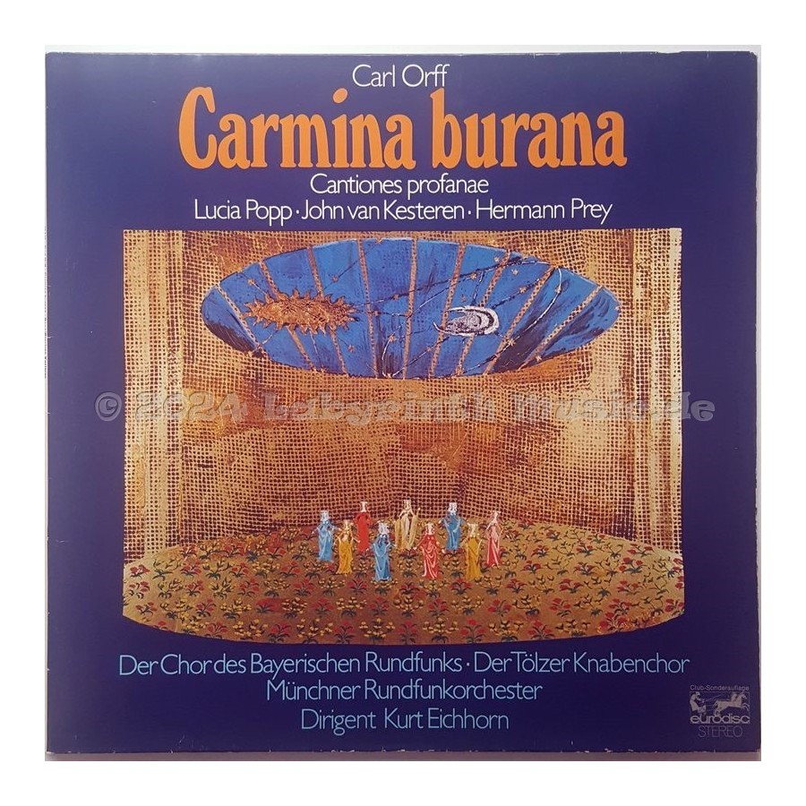 Carl Orff - Carmina Burana • Cantiones Profanae • 12" Vinyl LP • EX - Labyrinth Music