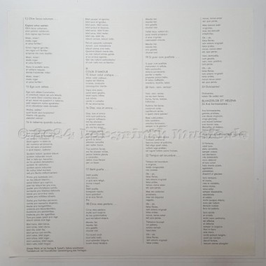 Carl Orff - Carmina Burana • Cantiones Profanae • 12" Vinyl LP • EX - Labyrinth Music