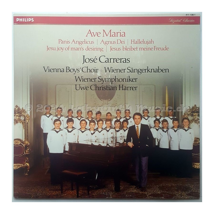 José Carreras - Ave Maria • 12" Vinyl LP • MINT - Labyrinth Music