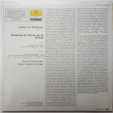 Ludwig Van Beethoven - Symphonie Nr.3  • Eroica • 12" Vinyl LP • MINT - Labyrinth Music