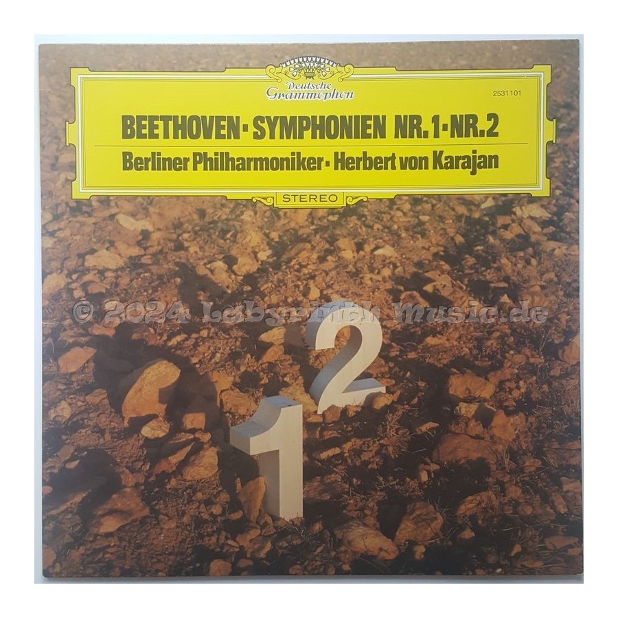 Ludwig Van Beethoven - Symphonien Nr.1 • Nr.2 • 12" Vinyl LP • MINT - Labyrinth Music